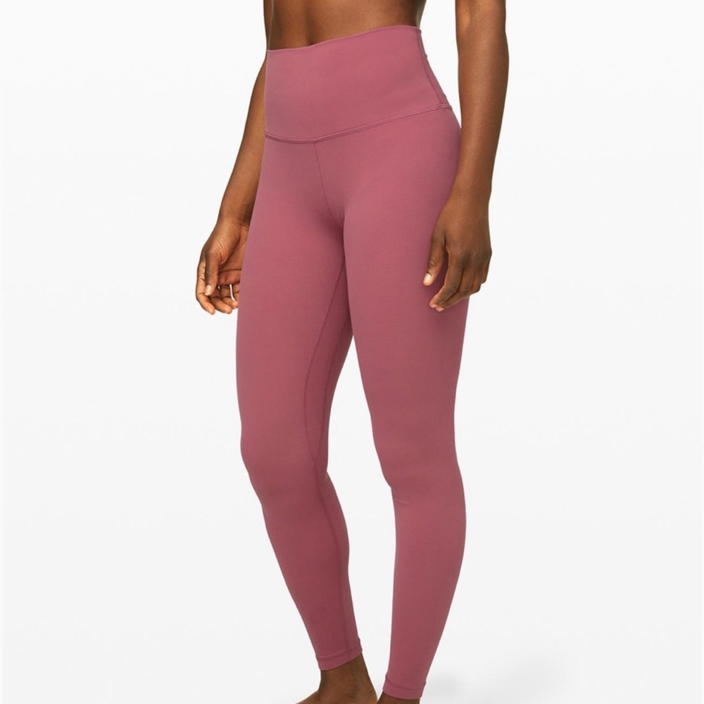 Pink Lululemon Align 28” Leggings